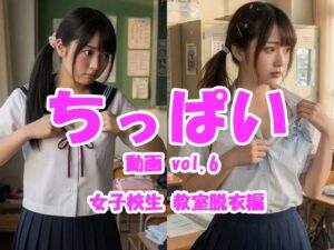 【AIエロ動画12本】リアルちっぱい動画 vol.6 女子校生教室脱衣編＜Tomomix.ai＞  エロ画像759957